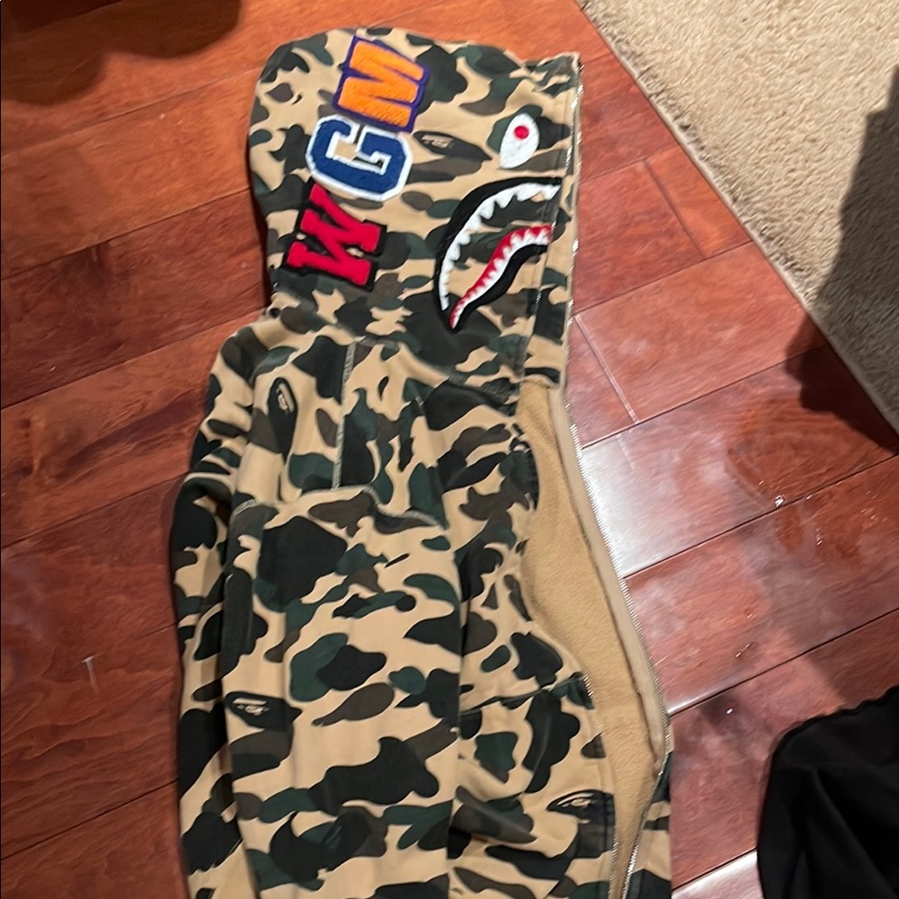 BAPE Camouflage Shark Hoodie